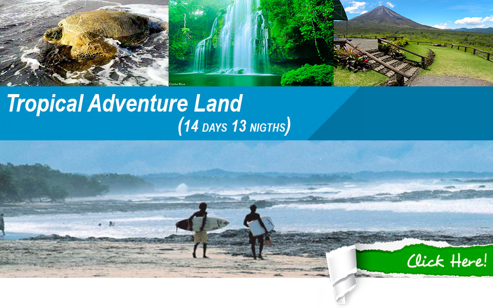tropical vacation adventure land costa rica