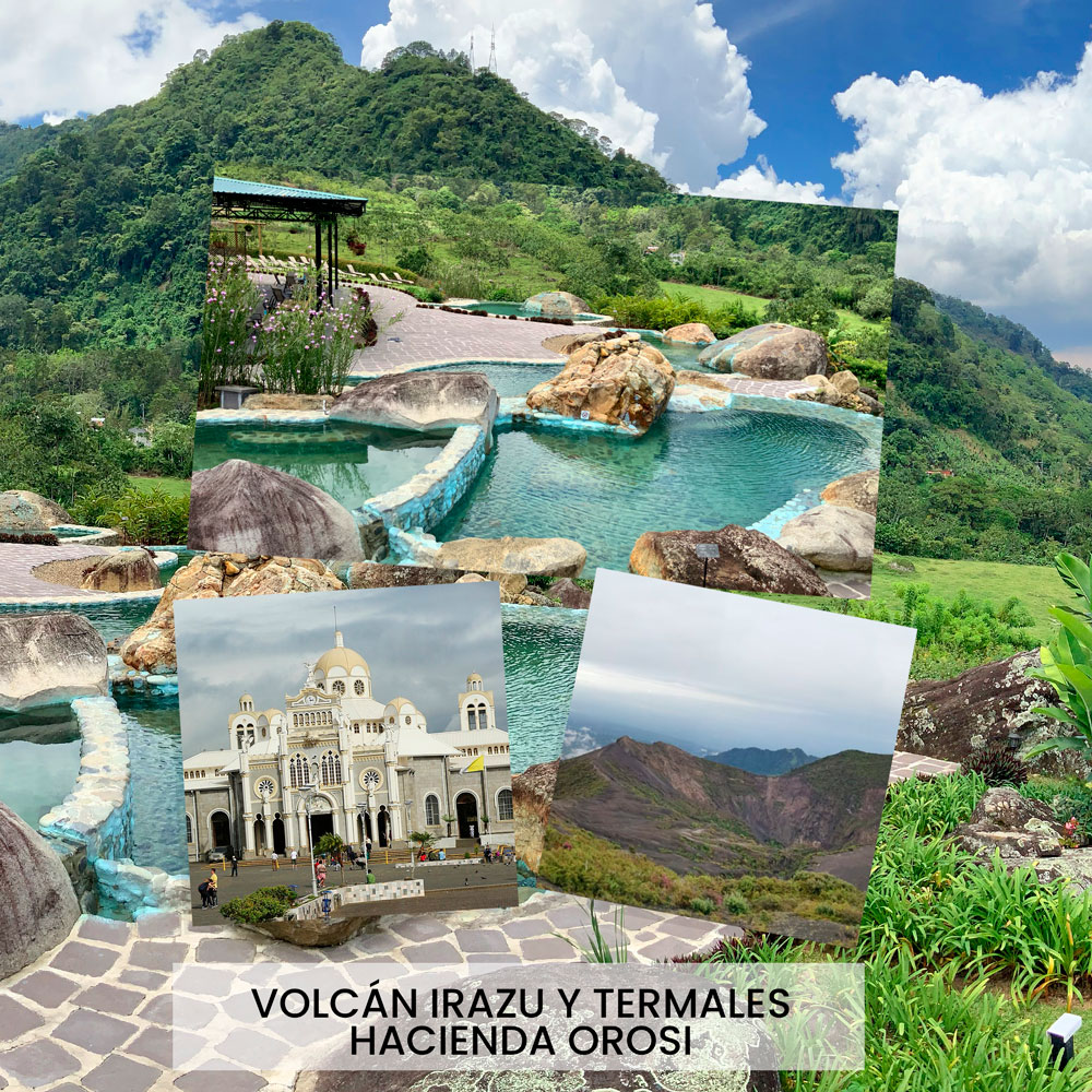 Volcán Irazú y Termales Hacienda Orosi